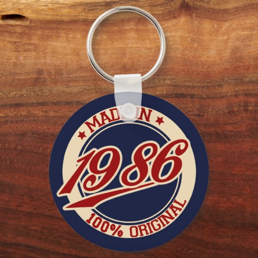 Porte-clés Fait En 1986 (Recto)