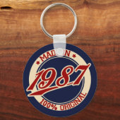 Porte-clés Fait En 1987 (Recto)