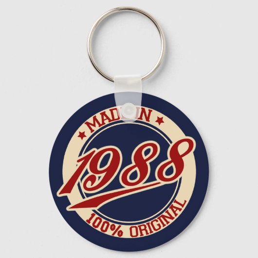 Porte-clés Fait En 1988 (Recto)