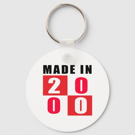 Porte-clés Fait En 2000 (Recto)