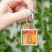 Porte-clés Faites ce qui vous rend heureux (main)