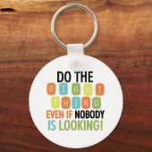 Porte-clés Faites Ce Qu'Il Faut (Recto)