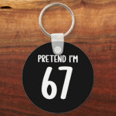 Porte-clés Faites comme si j'étais 67 Meme Six Sept Drôle 67 (Recto)