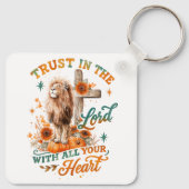 Porte-clés Faites Confiance Au Seigneur... (Dos)