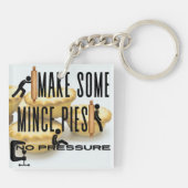 Porte-clés Faites des petites tartes - AUCUNE PRESSION (Dos)