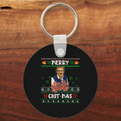 Porte-clés Faites-le drôle Chit-mas Noël Meme (Recto)