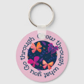 Porte-clés Faites le tour de ce que vous traversez (Recto)