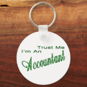 Porte-clés Faites-moi confiance Je suis comptable (Recto)
