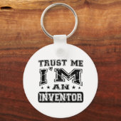 Porte-clés Faites-moi confiance Je Suis Inventeur (Recto)