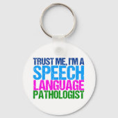 Porte-clés Faites-moi confiance, je suis orthophoniste (Verso)