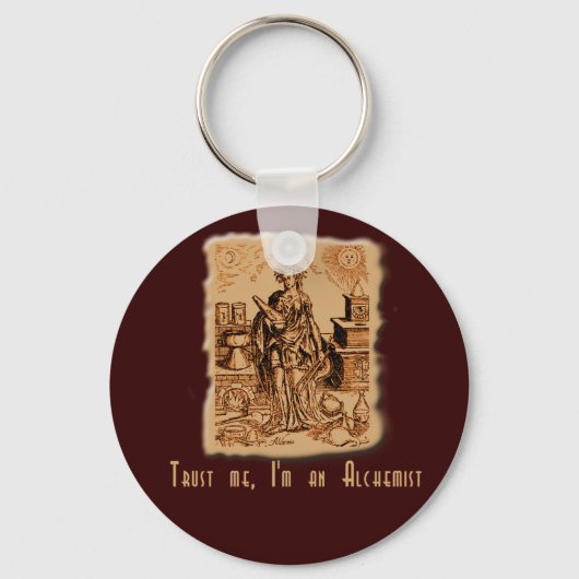 Porte-clés Faites-moi confiance Je suis un alchimiste ! (Recto)