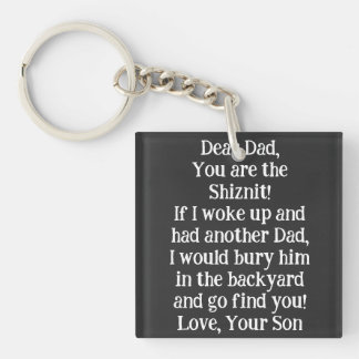 Porte-clés Faites pleurer papa avec ce COEUR en disant !