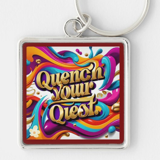 Porte-clés "Faites taire votre passion" (Devant)