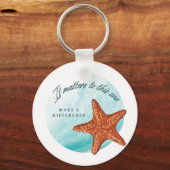 Porte-clés Faites Une Différence, Histoire De Starfish. (Recto)