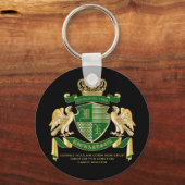 Porte-clés Faites votre propre blouse d'armoiries d'aigle ver (Recto)