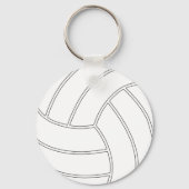 Porte-clés Faites votre propre Porte - clé de volley-ball (Verso)