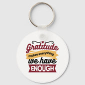 Porte-clés Faith and Gratitude Artwork – Uplifting Christian (Recto)