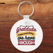 Porte-clés Faith and Gratitude Artwork – Uplifting Christian  (Verso)