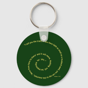 Porte-clés Faith as Small as a Mustard Seed