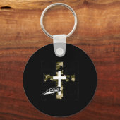 Porte-clés Faith Fishing Hunting Camo Cross With Hook B Chris (Recto)