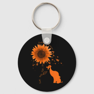 Porte-clés Faith Hope combattre l'amour Eléphant Leucémie de 