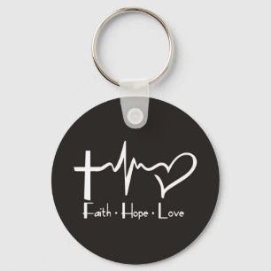Porte-clés Faith Hope Love