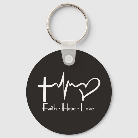 Porte-clés Faith Hope Love (Recto)