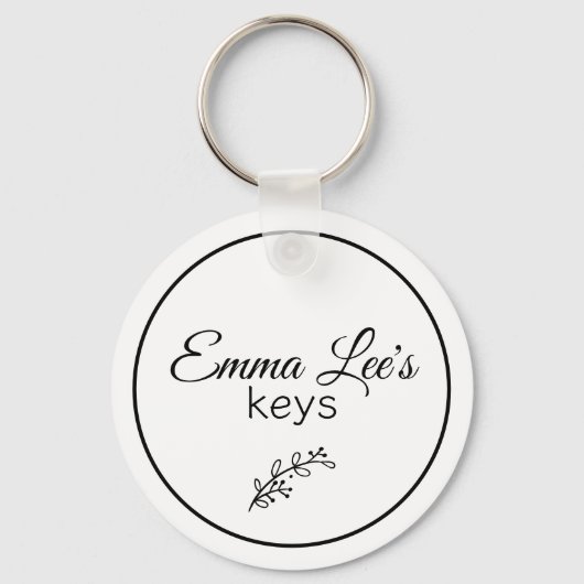 Porte-clés Faith Hope Love Blessed Christian Quote Custom (Verso)