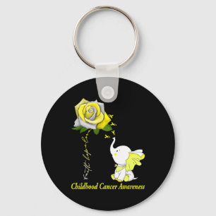 Porte-clés Faith Hope Love Chilhood Cancer Awareness