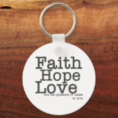 Porte-clés Faith Hope Love Porte - clé (Recto)