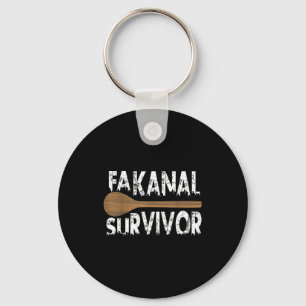 Porte-clés Fak Survivor - Drôle Héritage de Fils en Bois Hong