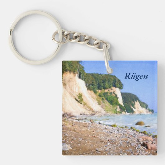 Porte-clés Falaises de craie de Rügen (Devant)