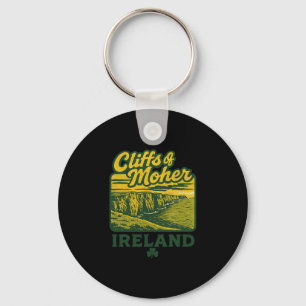 Porte-clés Falaises de Moher Irlande Vacances Rétro Monument