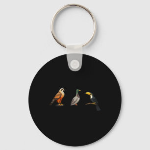 Porte-clés Falcon Canard Toucan Birds Subtil Anti Trump 1