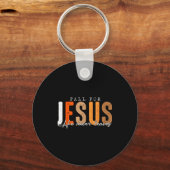 Porte-clés Fall For Jesus He Never Leaves Leaves Autumn Chris (Recto)