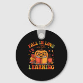 Porte-clés Fall In Love With Learning Autum Thanksgiving Teac (Recto)