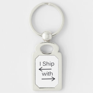 Porte-clés Falln I Ship It (Vous Choisissez Couleur Arrière -