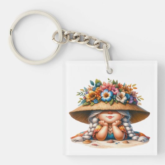 PORTE-CLÉS FAMILLE CONTACTEZ L'INFORMATION, VOUS LA DÉNOMMEZ (Devant)