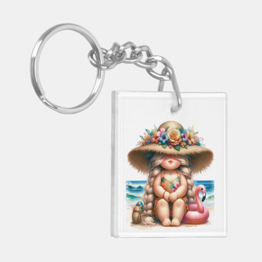 PORTE-CLÉS FAMILLE CONTACTEZ L'INFORMATION, VOUS LA DÉNOMMEZ (Devant gauche)