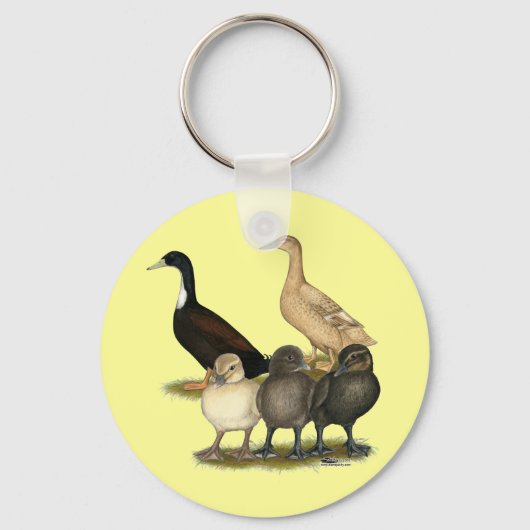 Porte-clés Famille de canards Golden Layer (Recto)