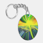 Porte-clés Famille de dauphins sous le soleil (Devant gauche)