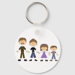 Porte-clés Famille de la figure Stick