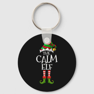 Porte-clés Famille de Noël Elm Calm Correspondant Groupe de N