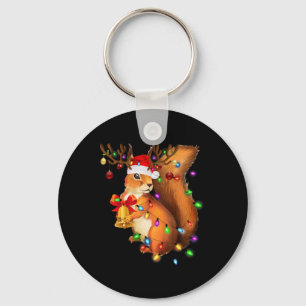 Porte-clés Famille de pyjama assorti pour Noël avec lumières