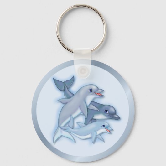 Porte-clés Famille Dolphin (Recto)