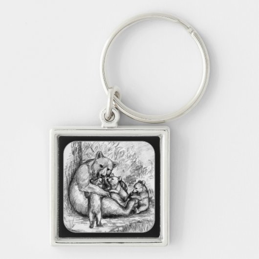 Porte-clés Famille d'ours (Devant)