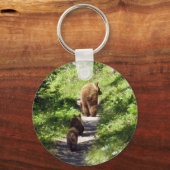 Porte-clés Famille d'ours brun (Verso)