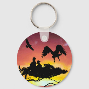 Porte-clés Famille Eagle