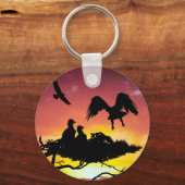Porte-clés Famille Eagle (Recto)