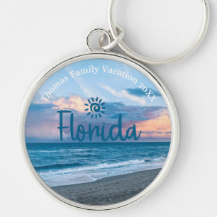 Porte-clés Famille Floride Plage vacances sur mesure